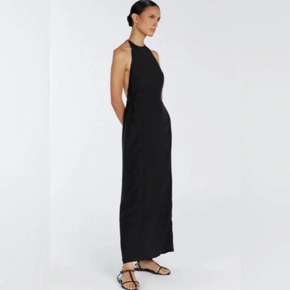 NWT | Dissh The Sarah Halter Maxi Dress in BlackUS Size 6 - Picture 4 of 13